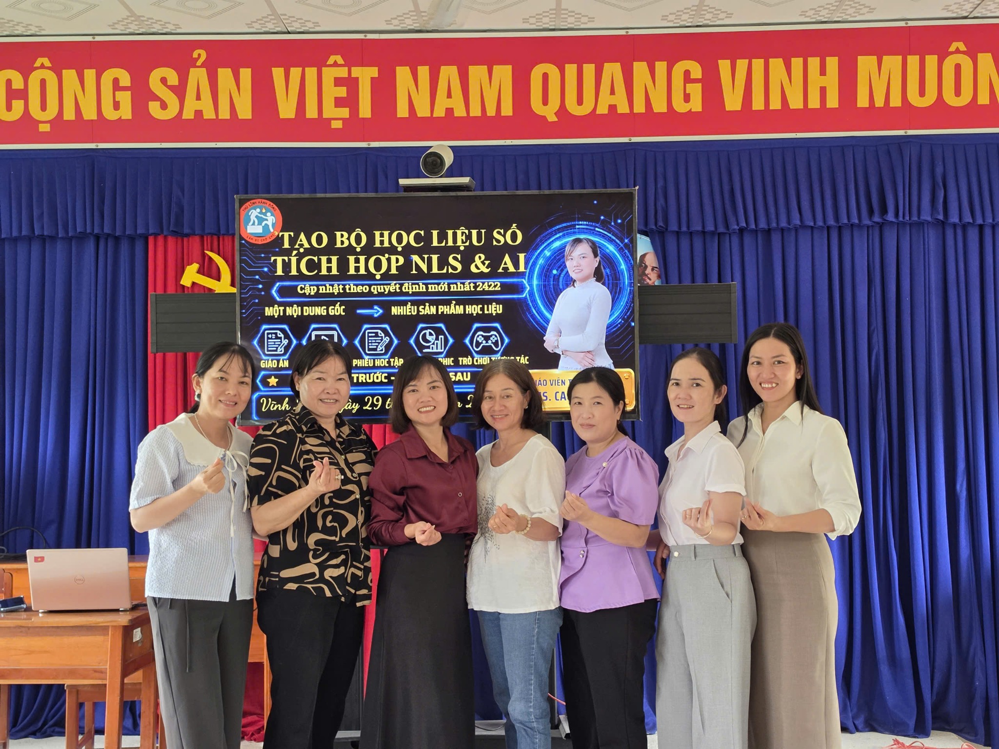 Tạo bộ học liệu số tích hợp NLS và AI